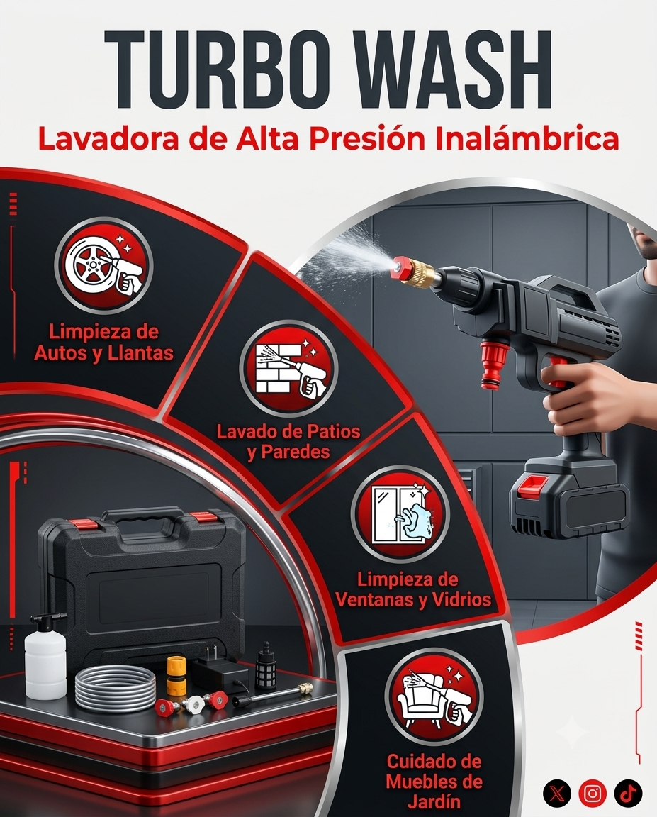 Turbo Wash - Lavadora de Alta Presión