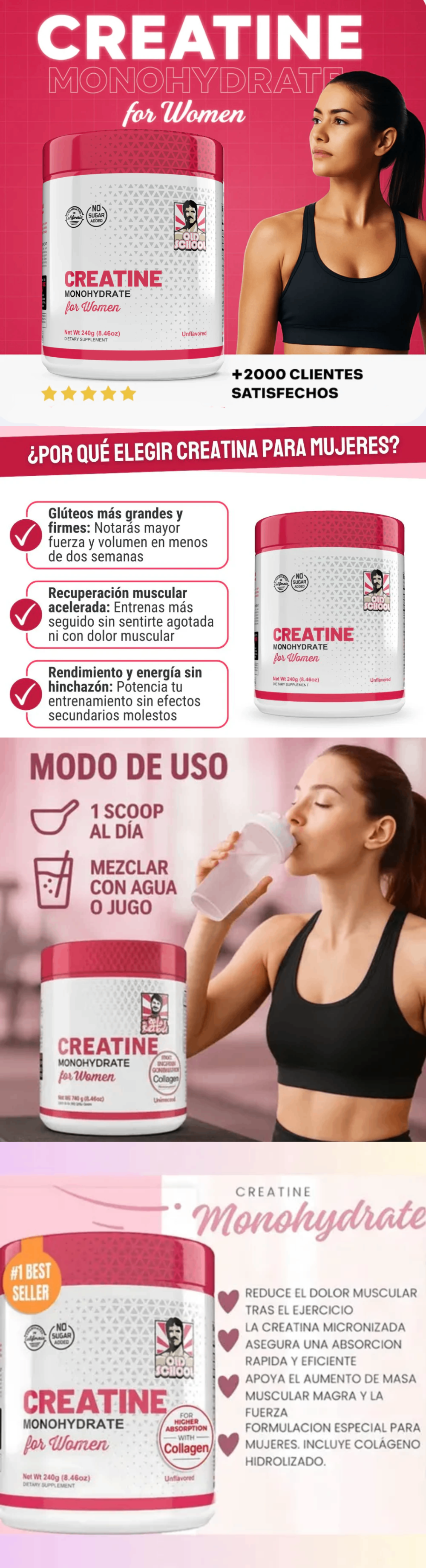 Creatina para Mujeres