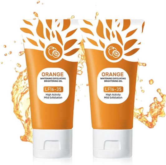 Gel Exfoliante de Enzimas de Naranja para Rostro y Cuerpo