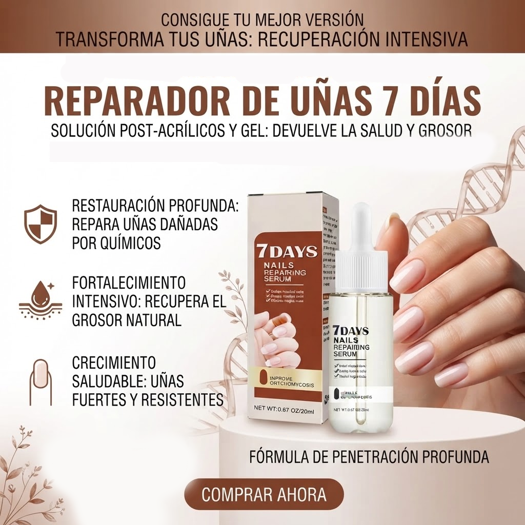 Esmalte Reparador de Crecimiento y Fortalecimiento de Uñas