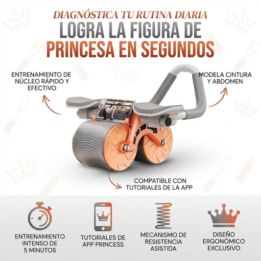 Rueda Abdominal Doble Antirrebote