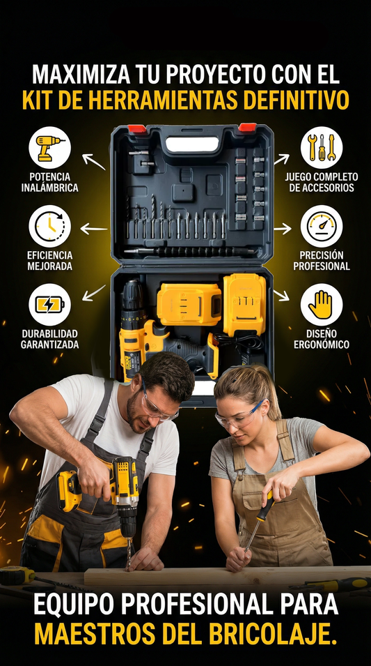 Taladro Inalámbrico de 21V - Percutor