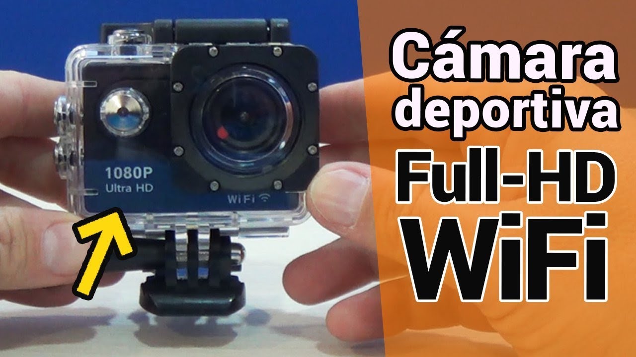 Cámara Deportiva Full HD 1080P