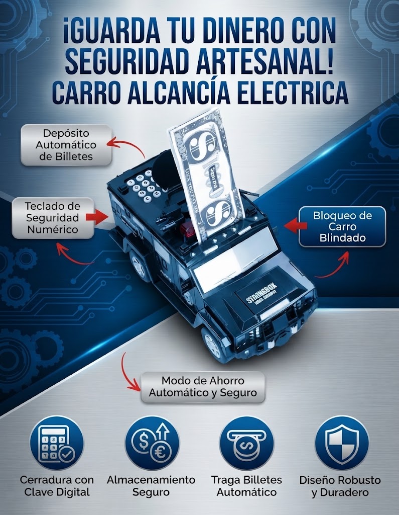 Carro Alcancía Eléctrica |