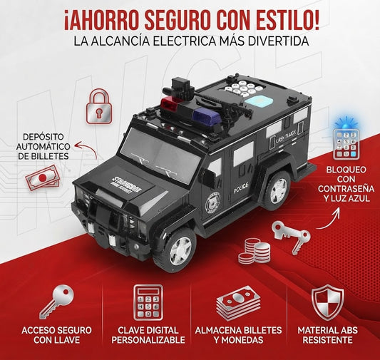 Carro Alcancía Eléctrica | Para Niños y Niñas